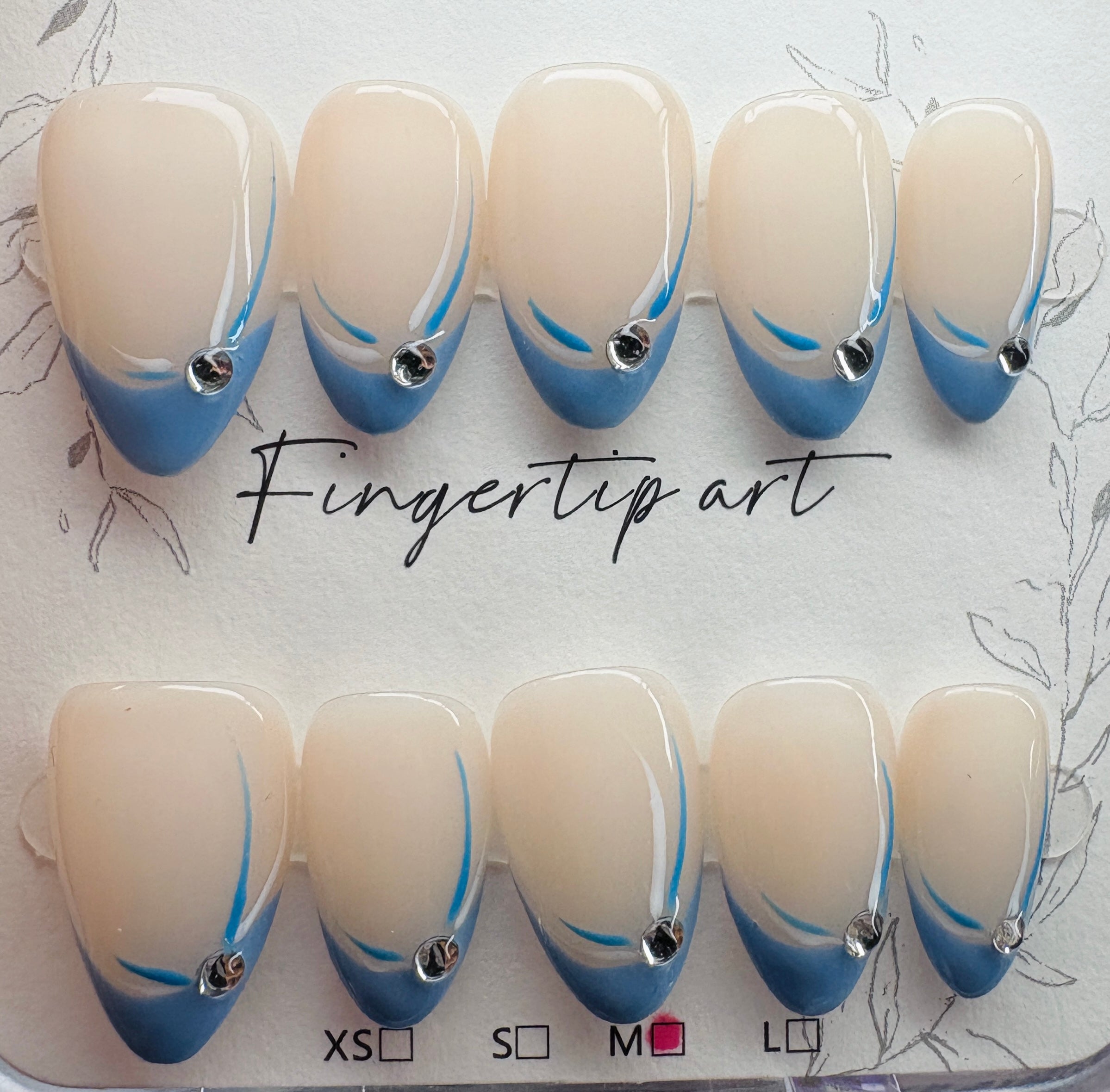 Blue French Shorties