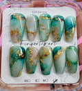 Green & Gold Marble