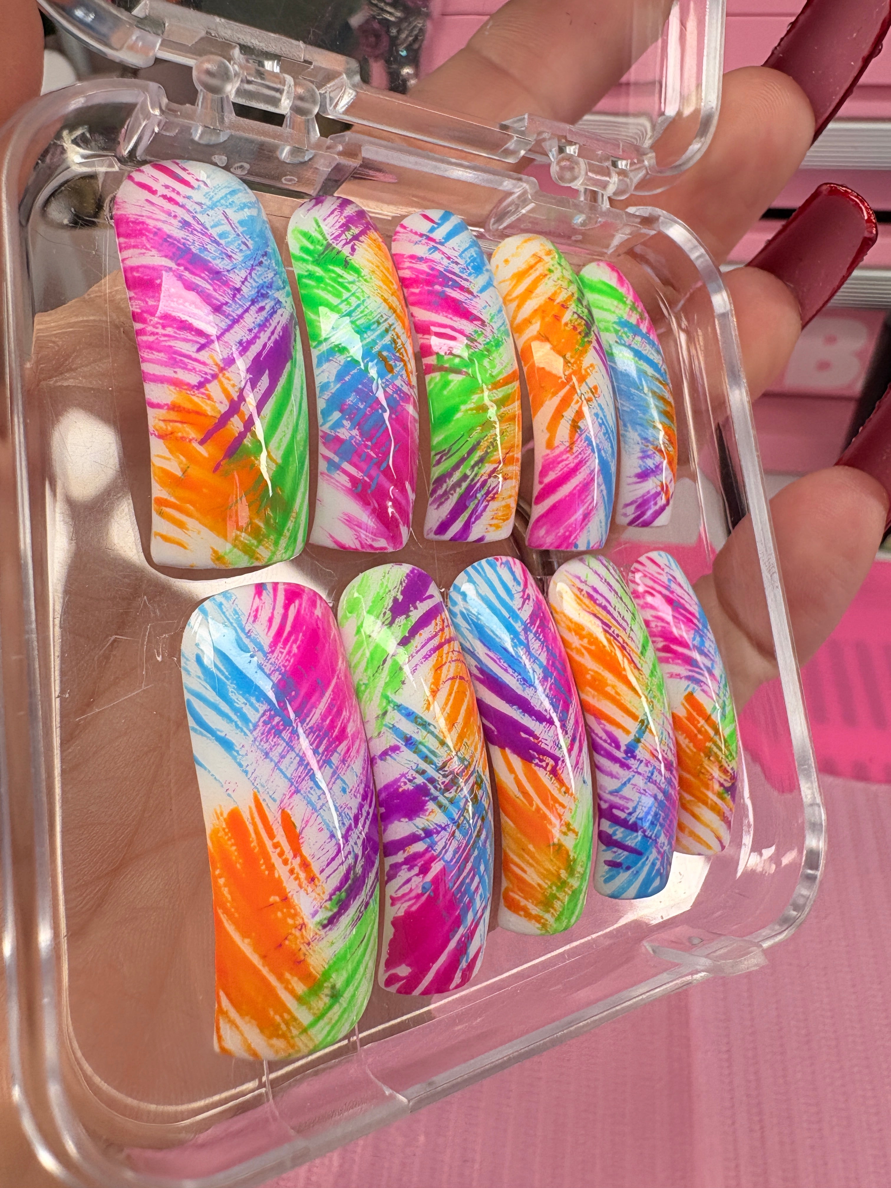 Neon Brushstokes 2