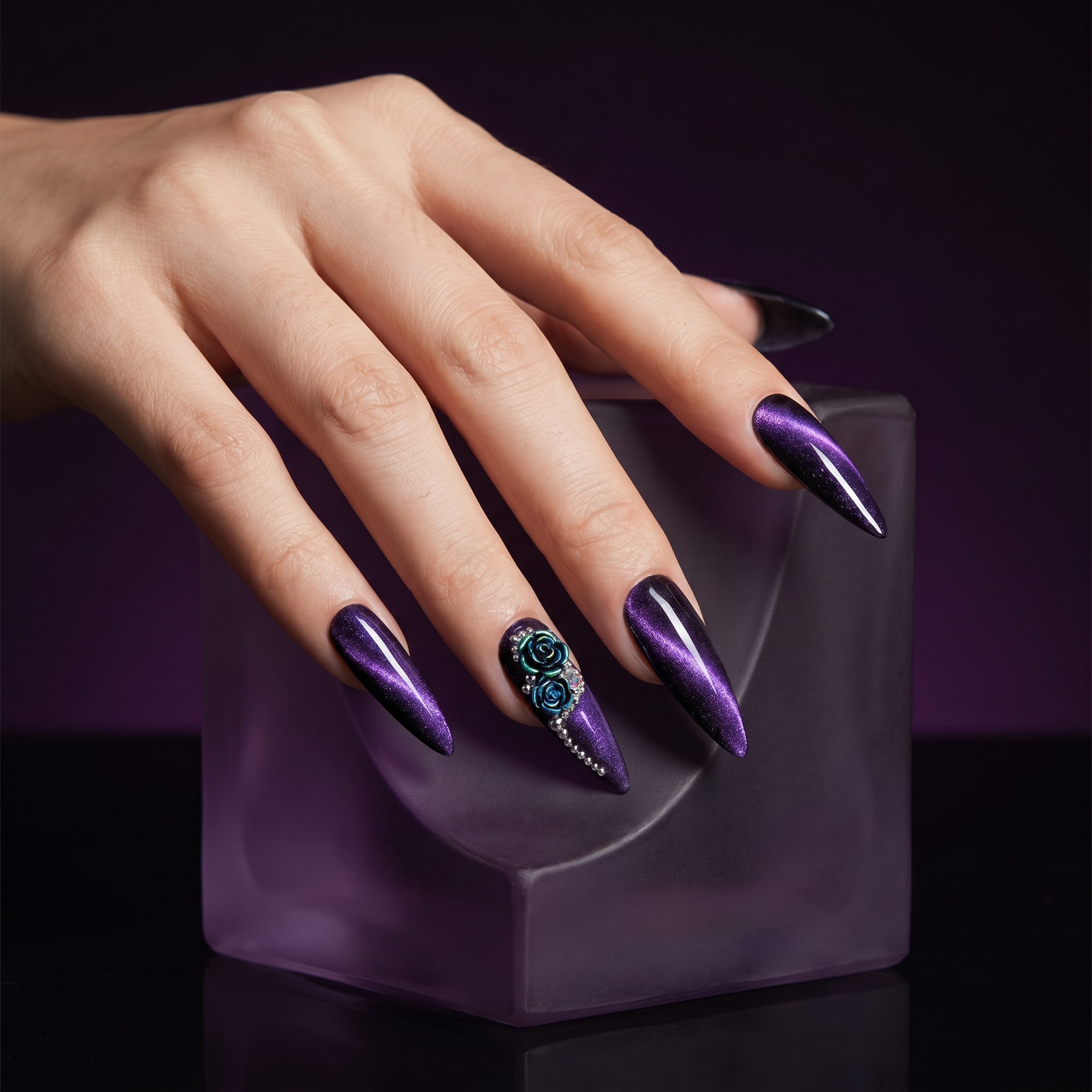 Purple Rose Cateye