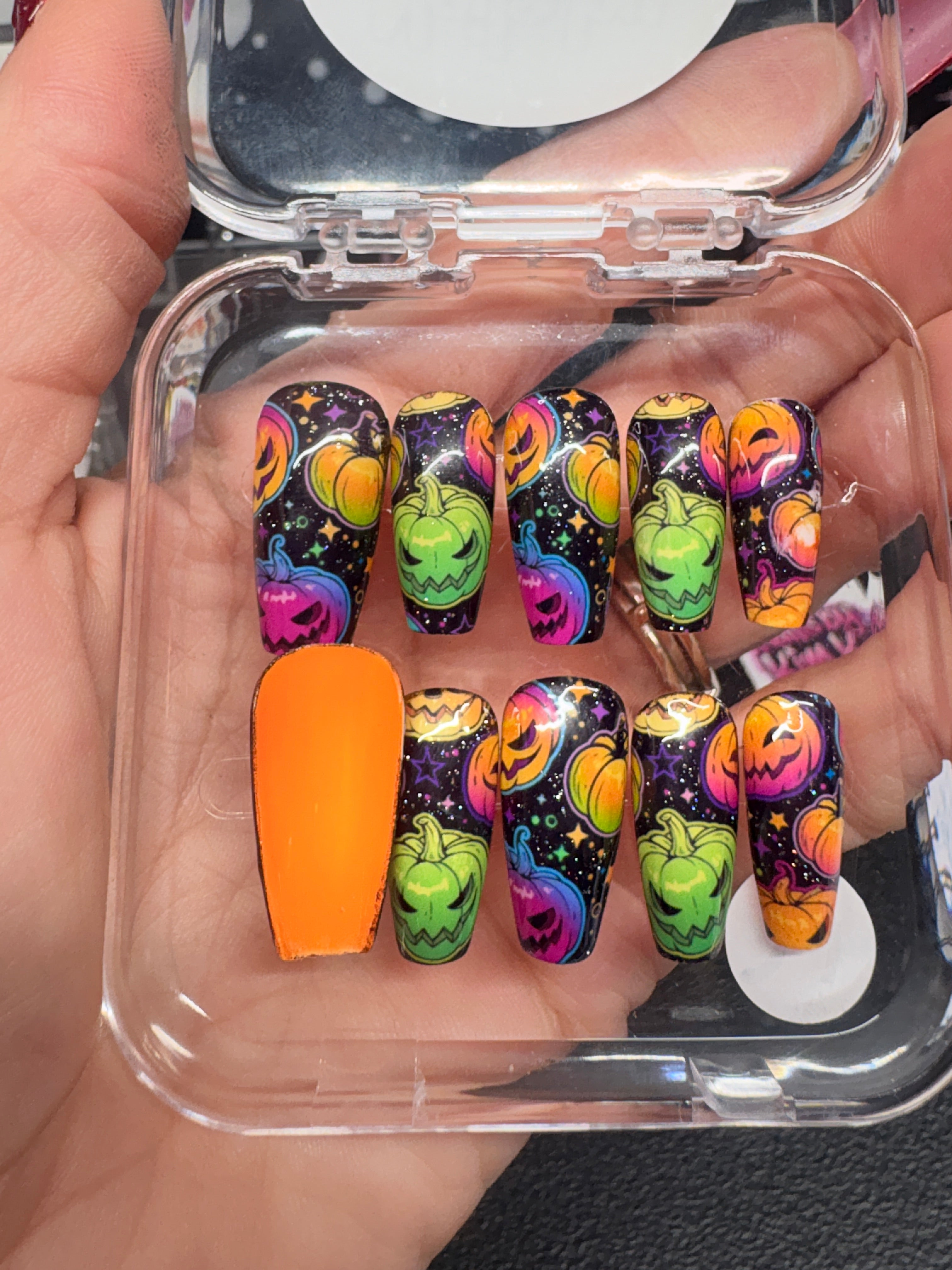 Neon Pumpkins